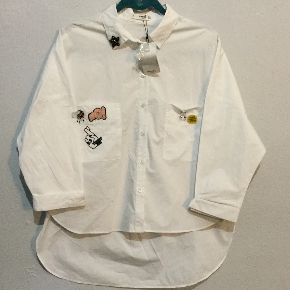 Embellished shirt size 6